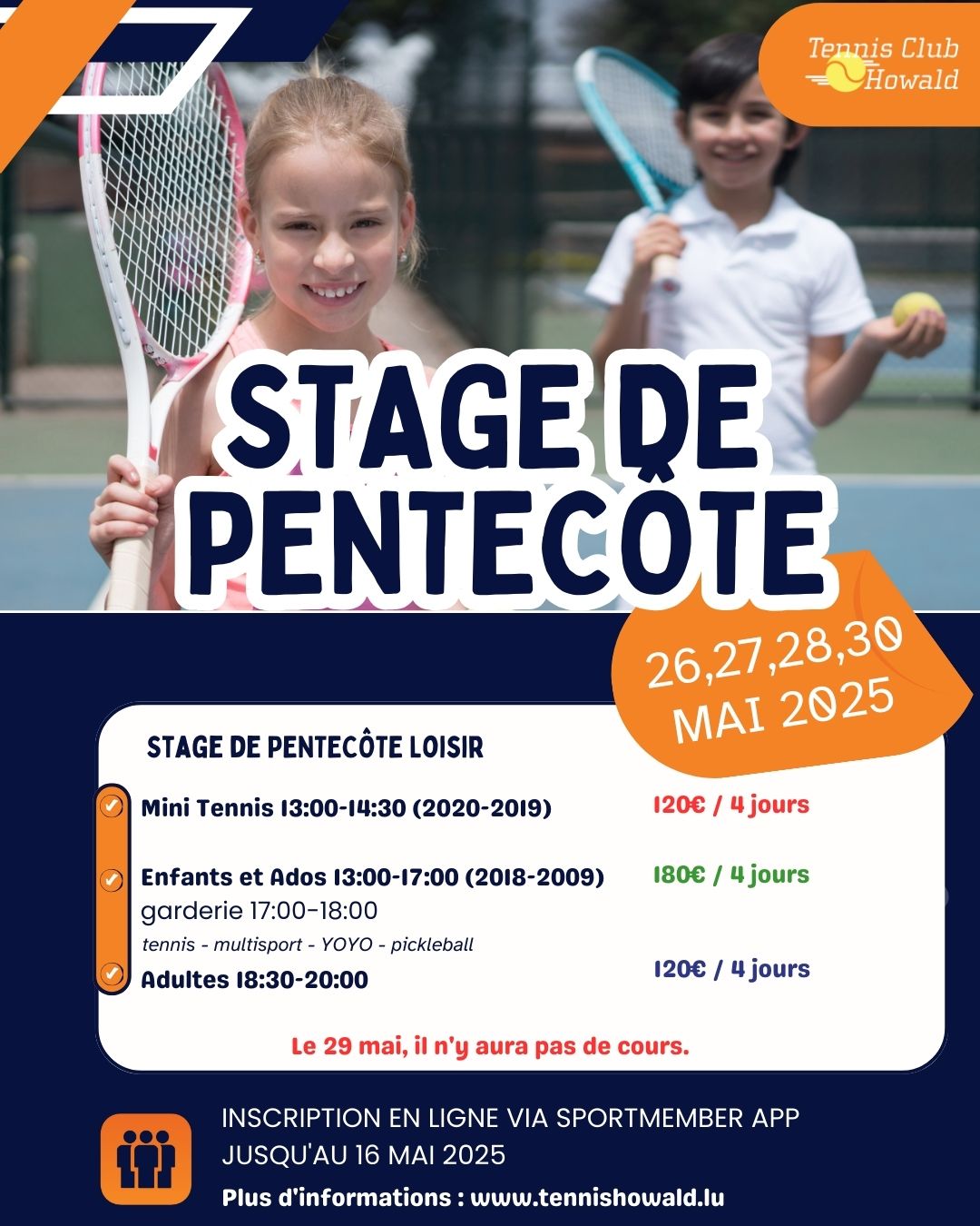 STAGE DE PENTECÔTE 2025 